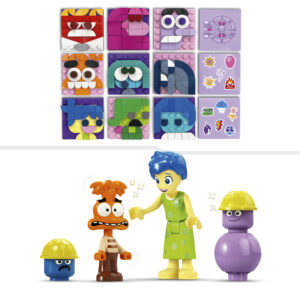 milles on kaks meeleolukuubikut ja kaks LEGO ǀ Disney mininukufiguuri Pixarilt.