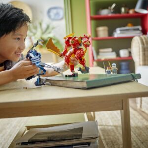 et mängida lahinguid nelja NINJAGO® tegelaskujuga