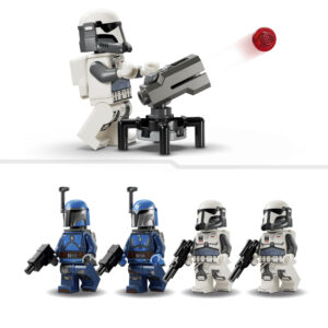 mis sisaldab nelja LEGO minifiguuri.