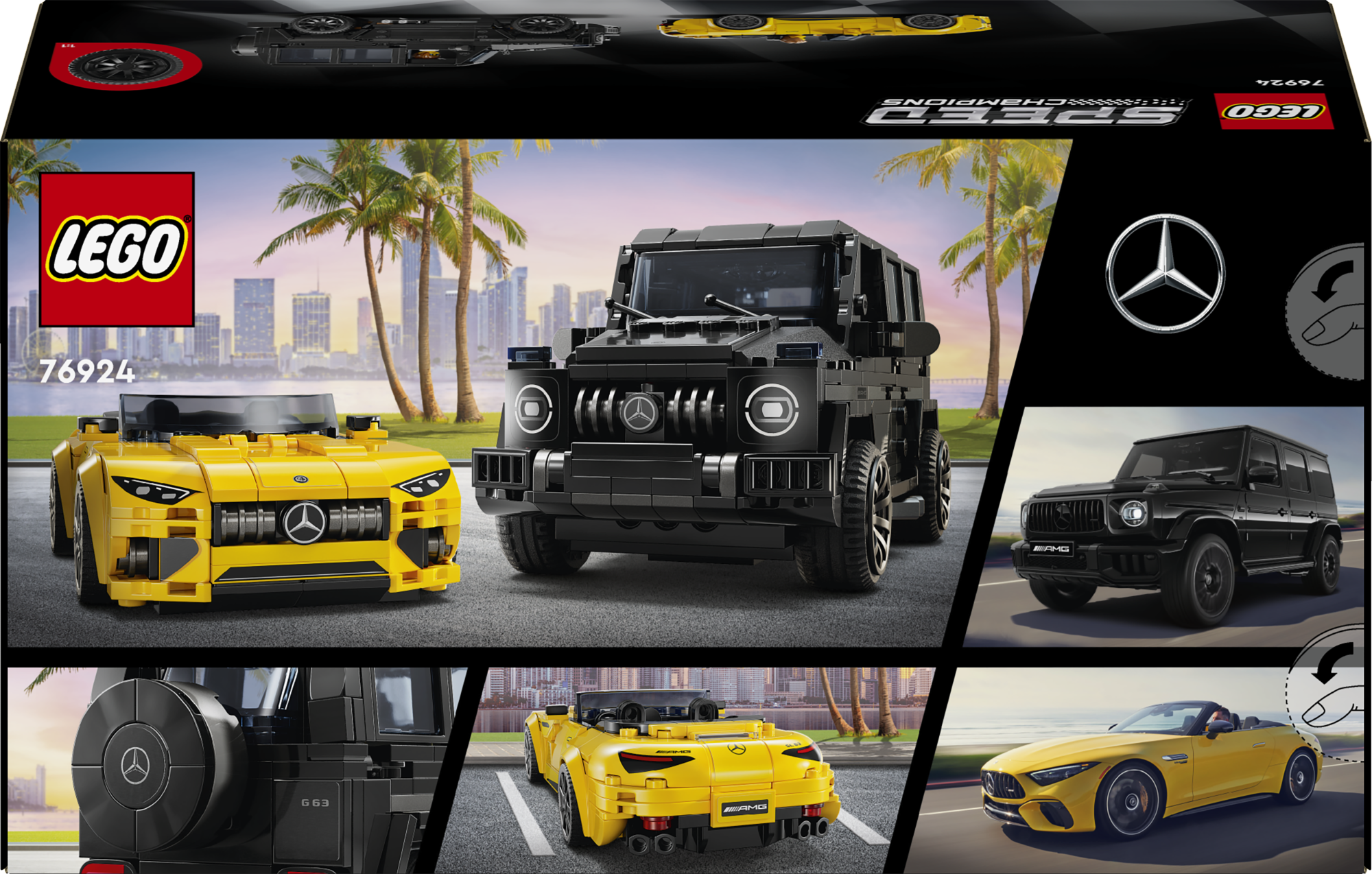 image_raw mis sisaldab Mercedes-AMG G 63 ja Mercedes-AMG SL 63 autoehitusmänguasju.