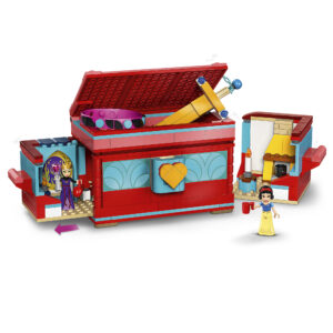 kaks LEGO ǀ Disney minifiguuri ja mängukäevõru.