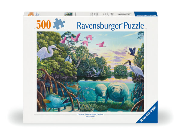 Ravensburgeri esmaklassilise kvaliteediga pusled. Iga pusletükk on erinev