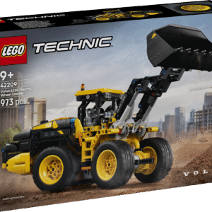 Selles laste ehitusmängukomplektis on kokkupandav LEGO® Technic Volvo L120 Electric rataslaadur ehitusplatsi seikluste matkimiseks.