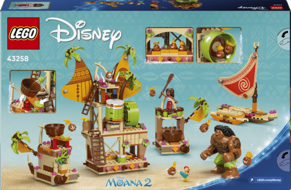 väikest kanuud ning 9 LEGO ǀ Disney tegelaskuju.