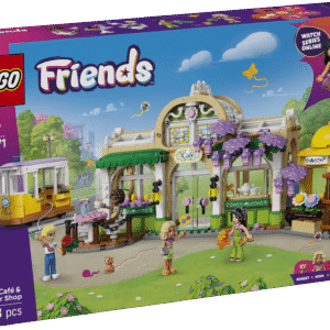 Lase loovusel õitseda selle LEGO® Friends taimekohviku ja lillepoe laste rollimänguga