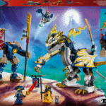 roboti ja 4 minifiguuriga võimaldab lastel etendada lugusid telesarja NINJAGO Dragons Rising 3. hooajast.