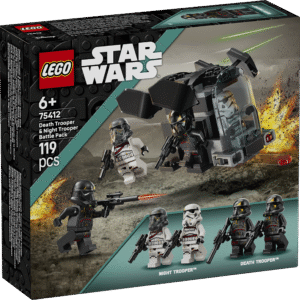 Transpordi Death Troopereid ja Night Troopereid selle LEGO® Star Wars: Ahsoka™ ehitusmänguasjaga lastele