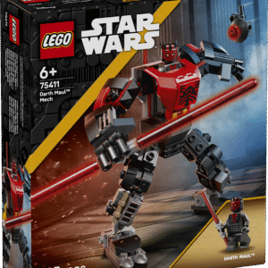 Inspireeri lapsi looma ainulaadseid Star Wars™ lugusid selle muudetava asendiga Darth Mauli LEGO® roboti ehitusmänguasjaga.