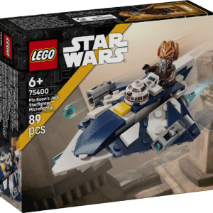 Innusta lapsi mängima sarja Star Wars: Kloonide sõjad™ seiklusi koos LEGO® Star Wars™ Plo Kooni Jedi Starfighter™ mikrovõitlejaga.