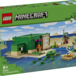 See LEGO® Minecraft® kilpkonnamaja ehitusmänguasi lastele on varustatud Minecrafti tegelaskujude ja lõbusate võimalustega