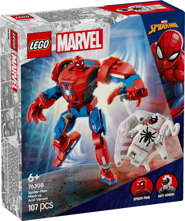 LEGO Marvel Spider-Mani robot vs. Anti-Venom on esmaklassiline kokkupandav mänguasi