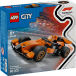 Lapsed saavad võidu kihutada selle LEGO City F1 sõitja ja McLareni võistlusautoga