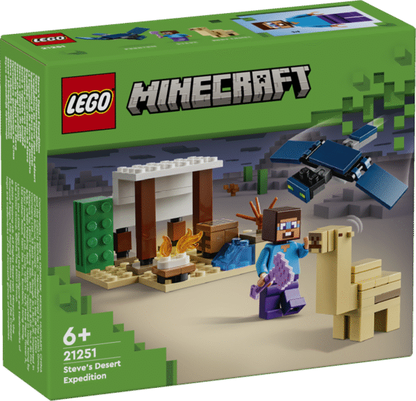 See kingitus mängijatele on esimene LEGO® Minecraft® mängukomplekt kõrbeelupaigas