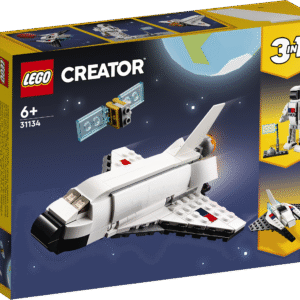 Lastele ja kosmoseseikluste fännidele meeldib kindlasti see Creator 3in1 kosmosesüstiku mängukomplekt