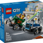 Selle LEGO City Lennuk vs haiglavoodi võidusõiduautode komplektiga