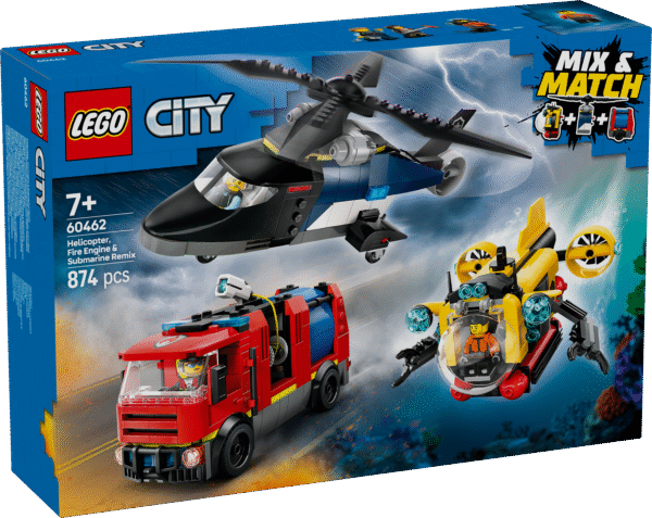 Kolmekordista põnevust LEGO City helikopteri