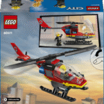 mis sisaldab kahte LEGO vee-elemendi heitjat ja tuletõrjepiloodi minifiguuri