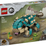 Rõõmusta noori sarja Camp Cretaceous fänne LEGO® Jurassic World mängu- ja esitlusmudeliga