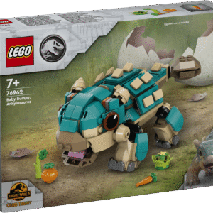 Rõõmusta noori sarja Camp Cretaceous fänne LEGO® Jurassic World mängu- ja esitlusmudeliga