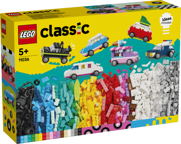 LEGO® Classic loominguliste sõidukite mänguasja ehituskomplekt sisaldab politseiautot