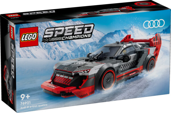 Autofännidele meeldib see klotsidest kokkupandav LEGO Speed Champions Audi S1 e-tron quattro võidusõiduauto mudel