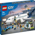 Kvaliteetne mängukomplekt LEGO® City Reisilennuk koos lennujaama bussi