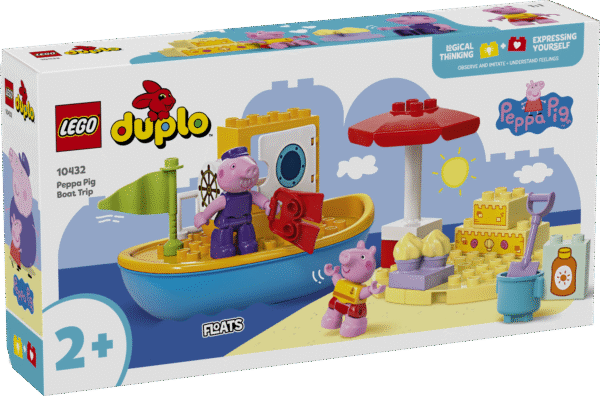 LEGO® DUPLO® Põrsas Peppa rollimängu mänguasi eelkooliealistele lastele aitab arendada väikelaste peenmotoorikat