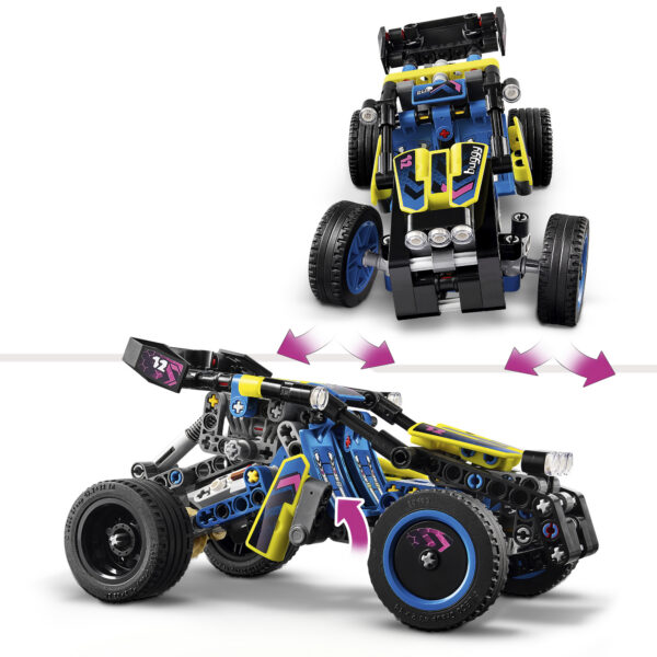 ehitavad LEGO® Technic maastiku võidusõidubagi.
