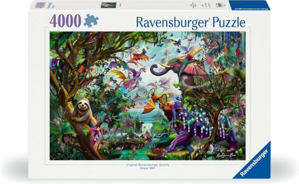 Ravensburgeri esmaklassilise kvaliteediga pusled. Iga pusletükk on erinev