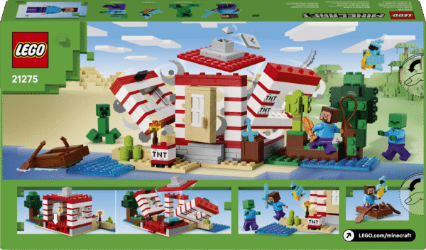 kui nad ehitavad ja esitlevad TNT džunglimaja LEGO® videomängu fännikaupa.