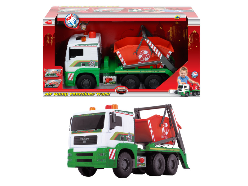 Dickie Toys õhkpumbaga konteinerveok Äge auto