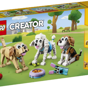 Lapsed saavad selle fantastilise LEGO® Creator 3in1 armsate koerte ehituskomplektiga korraldada vahvad koeraseiklused Beagle’i