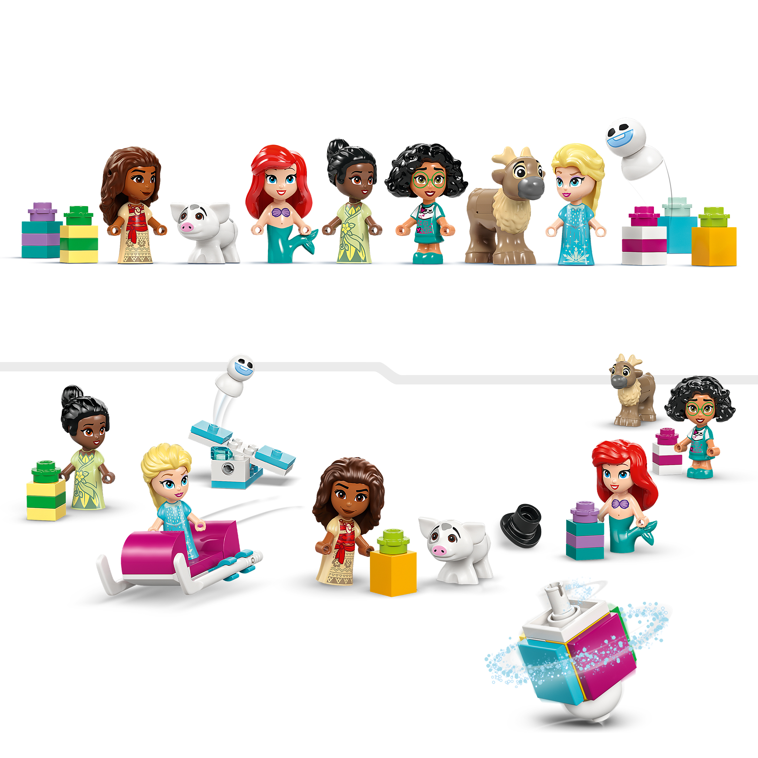 image_raw sealhulgas 5 LEGO ǀ Disney mikro nuku figuuri ja lauamängu.