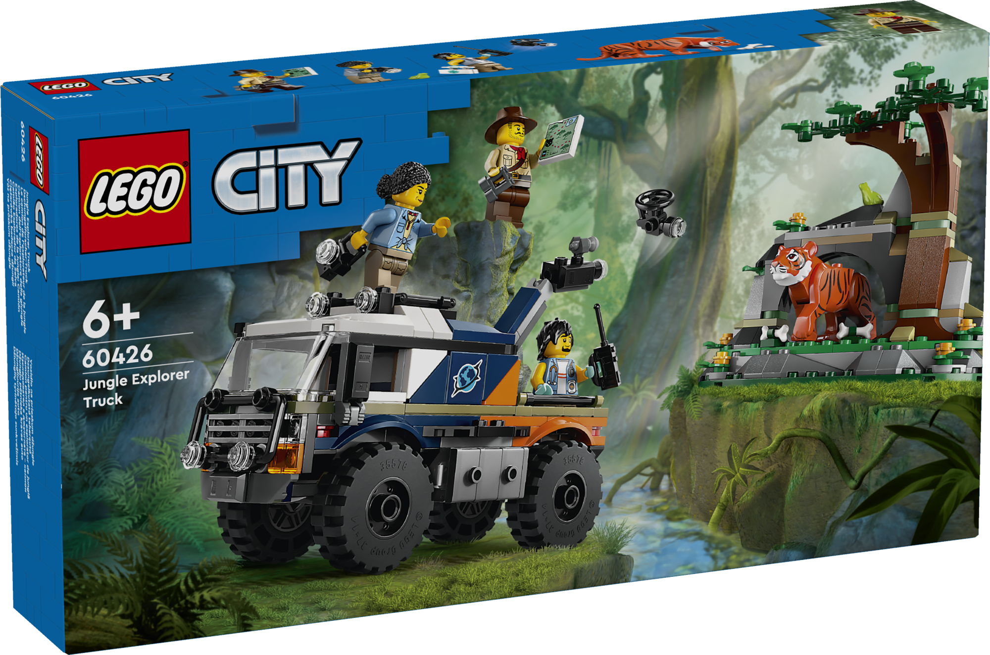 LEGO City Džungliuurija maastur LEGO City džungliuurija mängukomplekt 6-aastastele ja vanematele lastele
