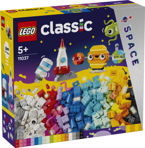 Komplektist LEGO® Classic: Loomingulised kosmoseplaneedid leiavad lapsed 5 kosmosemänguasja