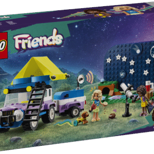Mängukomplekt LEGO® Friends: Tähevaatluse matkaauto sisaldab kokkupandavat 4x4 sõidukit