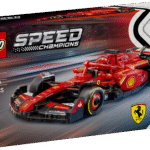 F1 fännid ja vähemalt 10-aastased lapsed saavad seda muljetavaldavat LEGO Speed Championsi Ferrari SF-24 F1 võidusõiduautot ehitada ja esitleda