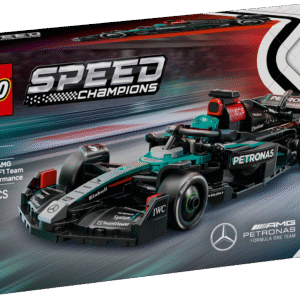 F1 fännid ning lapsed saavad nautida põnevaid võidusõidumänge selle LEGO Speed Championsi Mercedes-AMG PETRONAS F1 Teami mänguautoga.