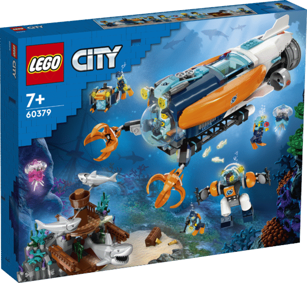 Kvaliteetse mitmefunktsioonilise mängukomplektiga LEGO® City Süvamereuuringute allveelaev ootab lõputult uurimisseiklusi.