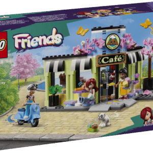 Selle LEGO Friends komplektiga on kaasas kolm mininukku ja koerafiguur