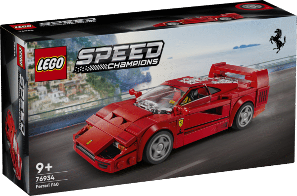 Lapsed ja autofännid saavad mängukomplektiga LEGO Speed Champions Ferrari F40 Supercar ehitada