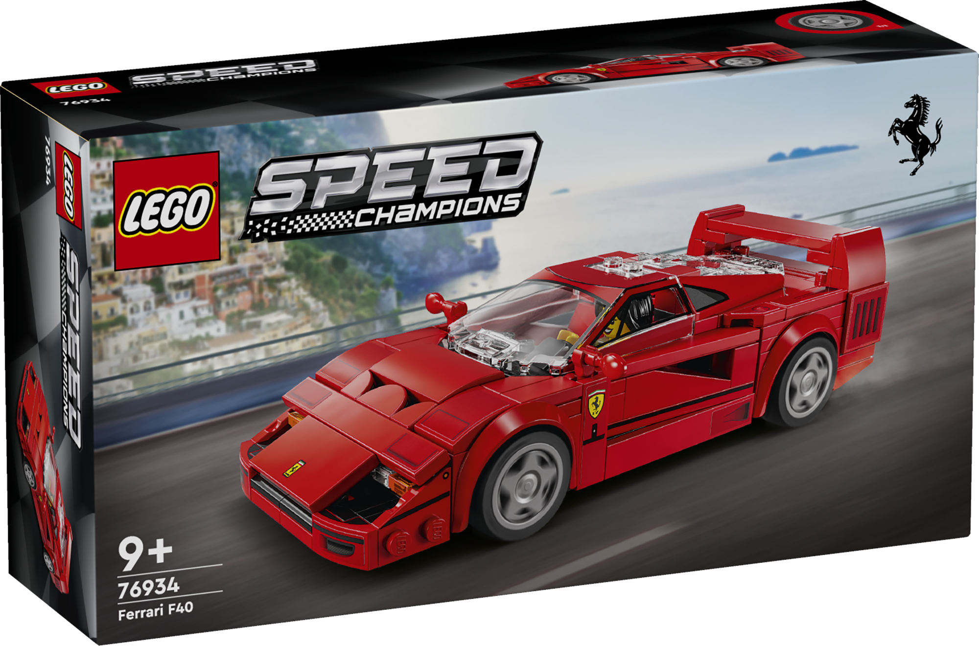 LEGO Speed Champions Ferrari F40 Supercar Lapsed ja autofännid saavad mängukomplektiga LEGO Speed Champions Ferrari F40 Supercar ehitada