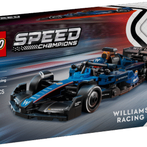 F1 fännid ja vähemalt 10-aastased lapsed saavad seda muljetavaldavat LEGO Speed Championsi Williams Racing FW46 F1 võidusõiduautot ehitada ja esitleda.