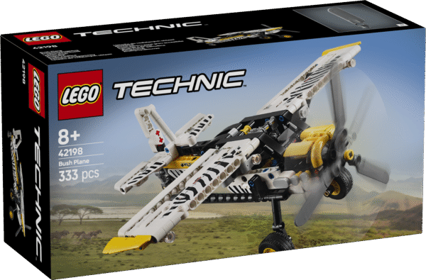 See lennukimudelikomplekt sisaldab kokkupandavat pöörleva propelleriga LEGO Technic kerglennukit ja on suurepärane kingitus lastele.