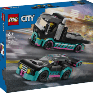 Võidusõiduautode ja veoautode fännid saavad nautida tundide kaupa mängu selle LEGO® komplektiga
