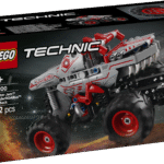 Selles Monster Jam-i fännidele mõeldud dinosauruse mänguauto komplektis on kokkupandav tagasitõmmatav LEGO Technic Monster Jam ThunderROARus-i mudel.