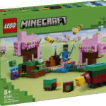 LEGO® Minecraft® Kirsiõites aed on praktiline videomängu mänguasi lastele