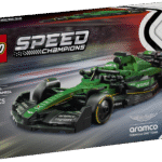 Vormel-1 fännid ning vähemalt 10-aastased lapsed saavad seda LEGO Aston Martin Aramco F1 AMR24 võidusõiduautot ehitada ja esitleda