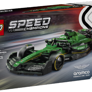 Vormel-1 fännid ning vähemalt 10-aastased lapsed saavad seda LEGO Aston Martin Aramco F1 AMR24 võidusõiduautot ehitada ja esitleda