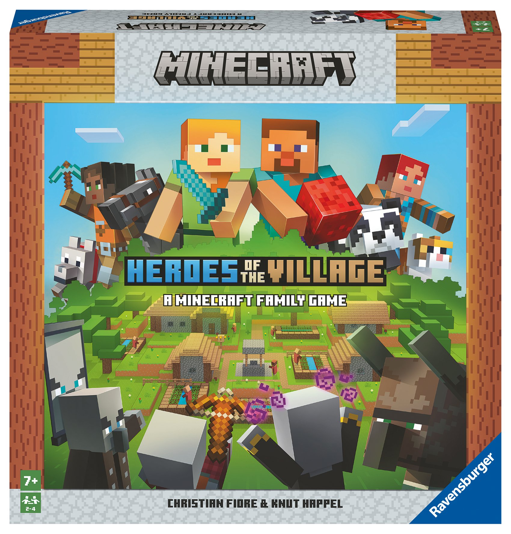 Ravensburger lauamäng Minecrafti kangelased külas Lauamäng kogu perele